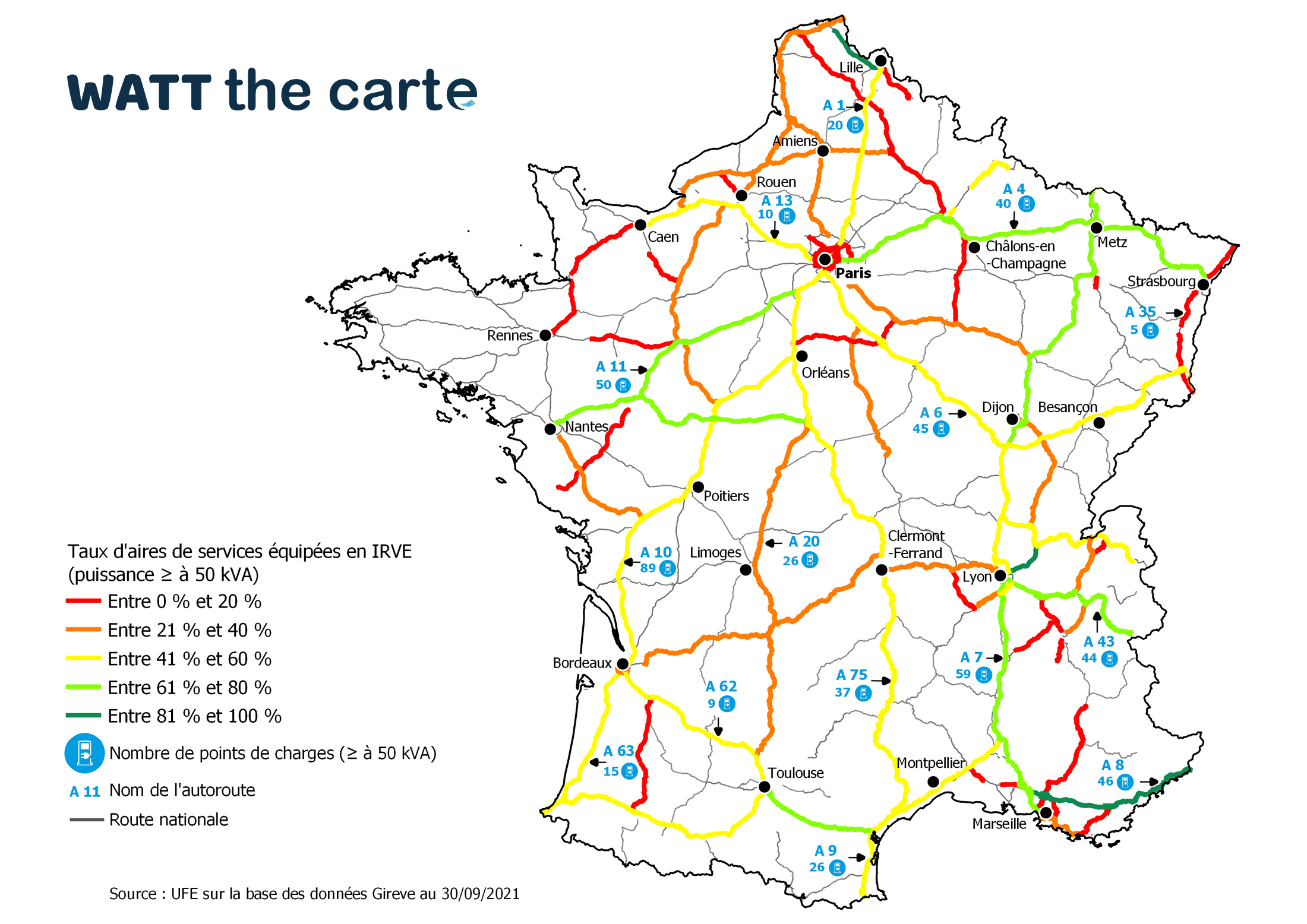 carte autoroutes france